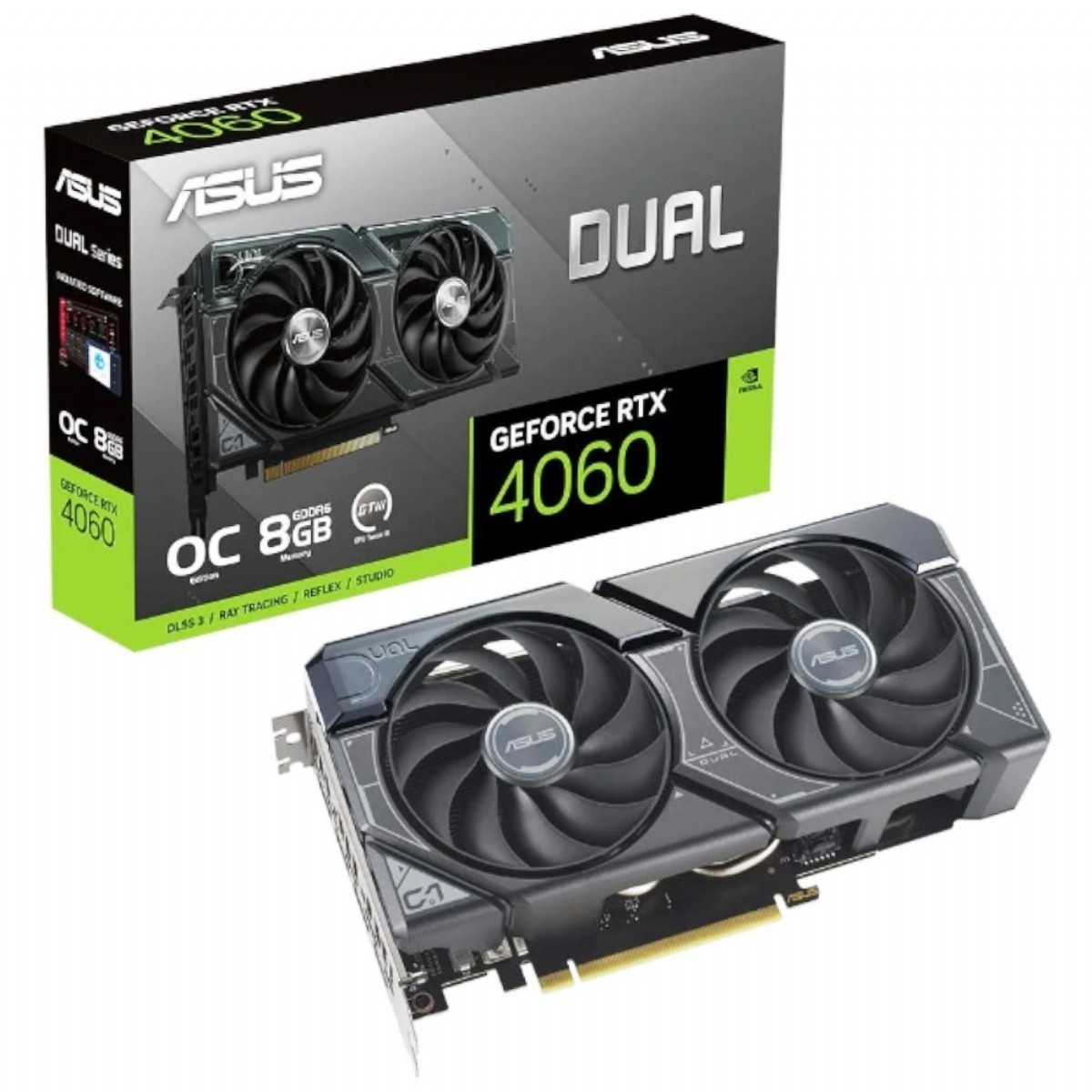Ekran Kartı | ASUS DUAL-RTX4060-O8G-V2 8GB GDDR6 128Bit OC HDMI 3xDP EKRAN KARTI | 153.01.01.01.158 |  | 