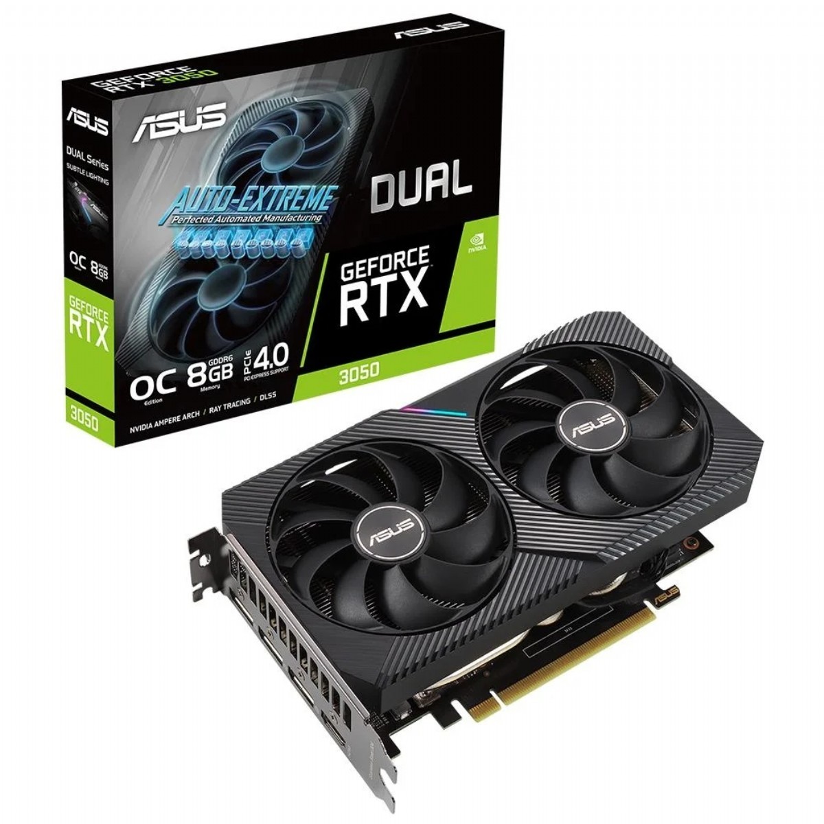 Ekran Kartı | ASUS DUAL-RTX3050-O8G OC 8GB GDDR6 128BIT EKRAN KARTI | 153.01.01.01.182 |  | 
