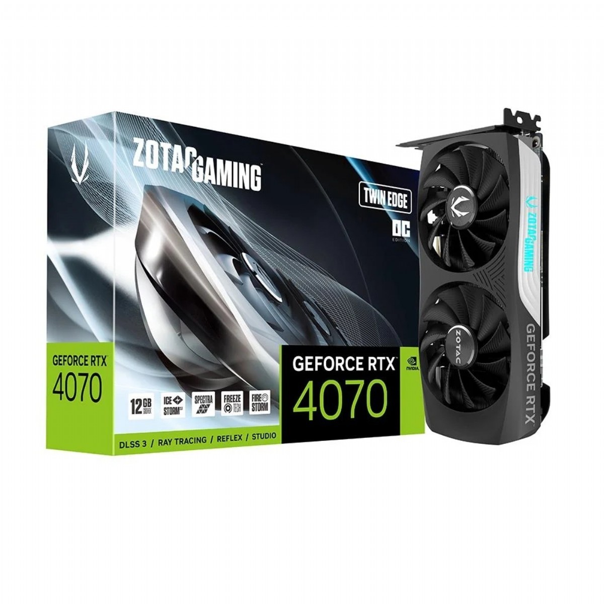 Ekran Kartı | ZOTAC NVIDIA RTX4070 TWIN EDGE OC 12GB 192Bit GDDR6X ZT-D40700H-10M EKRAN KARTI | 153.01.01.57.13 |  | 
