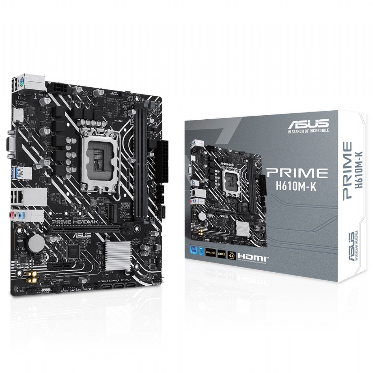 Anakart | ASUS PRIME H610M-K 5600MHz DDR5 SOKET 1700 M.2 HDMI mATX ANAKART | 153.01.02.01.129 |  | 
