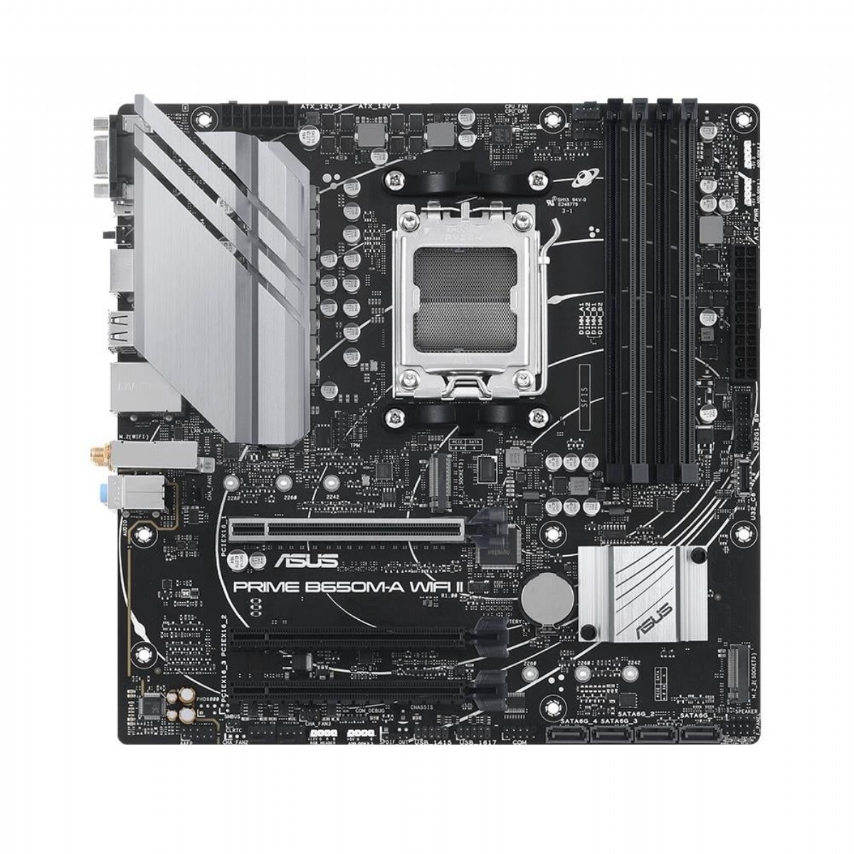 Anakart | ASUS PRIME-B650M-A-II AMD B650 SOKET AM5 DDR5 6400(OC)MHz mATX ANAKART | 153.01.02.01.153 |  | 