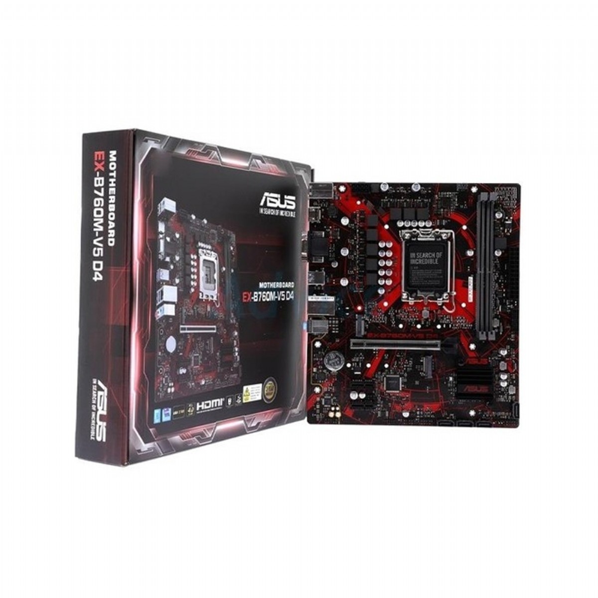 Anakart | ASUS EX-B760M-V5-D4-CSM 5333MHz(OC) M.2 1700p mATX DDR4 ANAKART | 153.01.02.01.183 |  | 