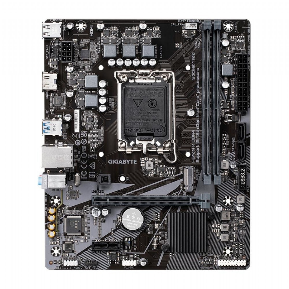 Anakart | GIGABYTE H610M-K INTEL LGA1700 DDR4 mATX ANAKART | 153.01.02.03.53 |  | 