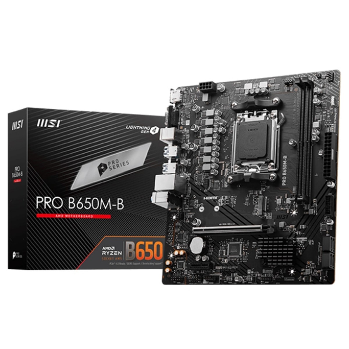 Anakart | MSI PRO-B650M-B 6800MHz (OC) DDR5 SOKET AM5 M.2 HDMI VGA mATX ANAKART | 153.01.02.05.17 |  | 