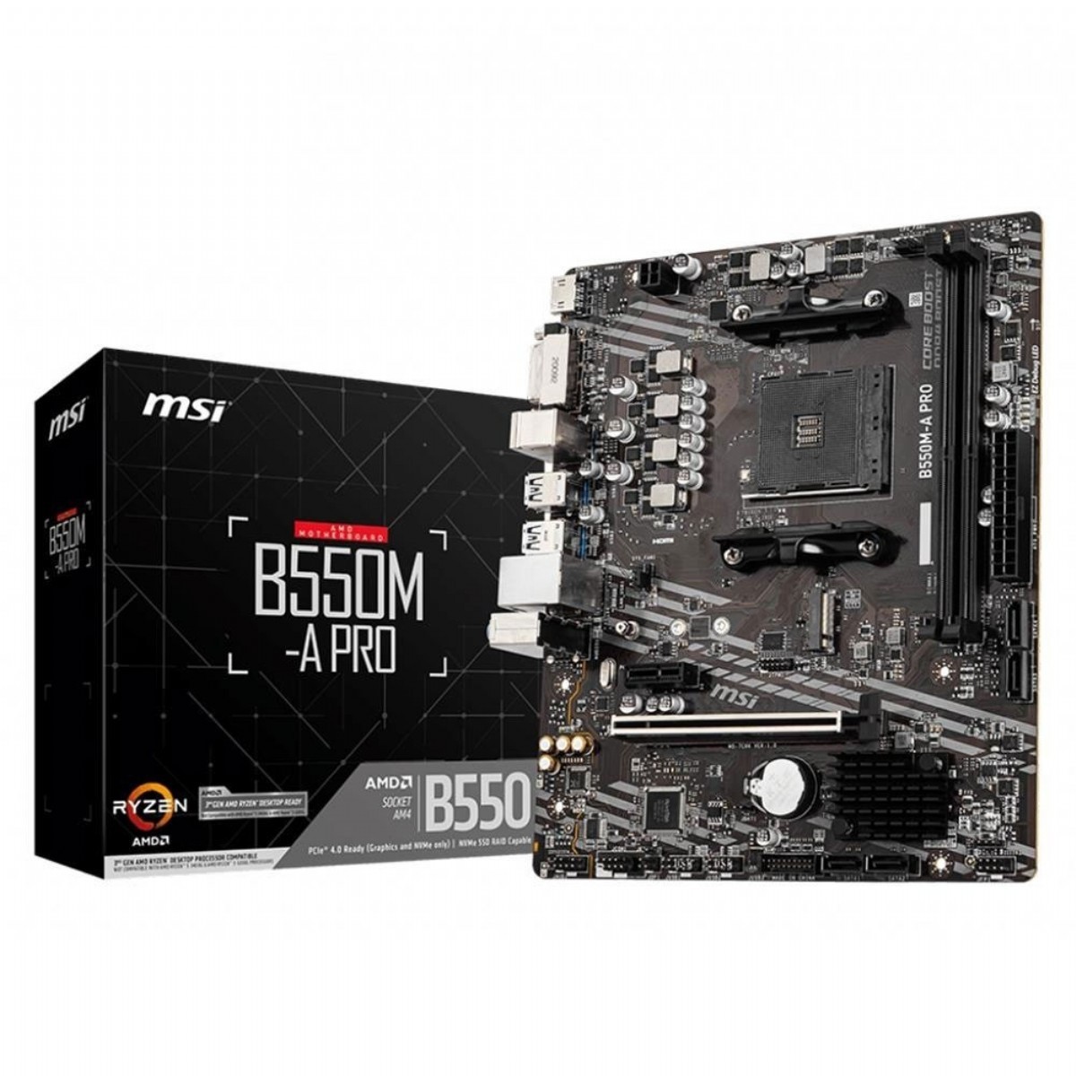 Anakart | MSI B550M-A PRO AMD AM4 DDR4 MICRO ATX ANAKART | 153.01.02.05.41 |  | 