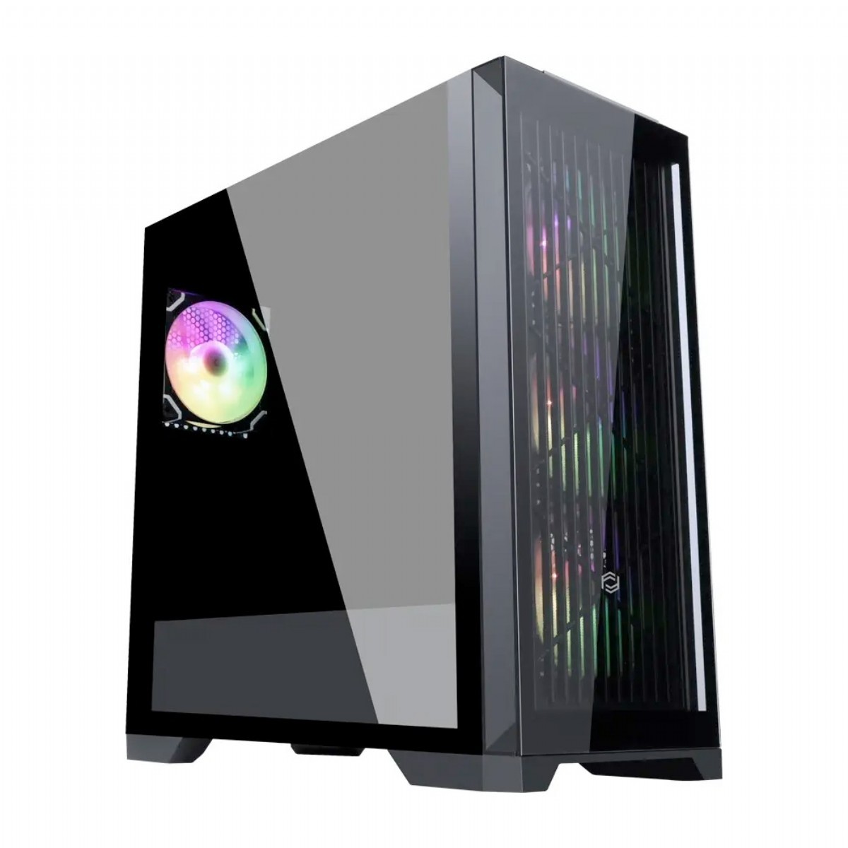 Kasa | FRISBY FC-9455G VETRO 850W 80+ BRONZE 4X RGB FAN OYUNCU KASASI | 153.01.05.21.110 |  | 