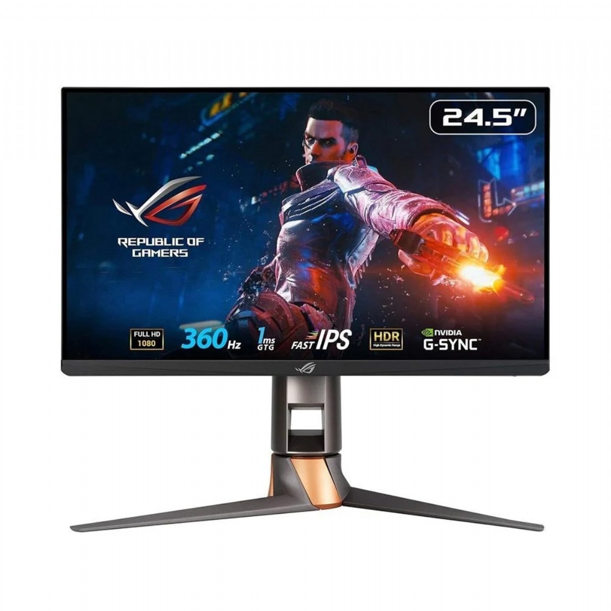 Monitör | ASUS 24.5 PG259QN 1Ms 360Hz FULL HD PİVOT 1920x1080 OYUNCU MONİTÖRÜ | 153.03.01.01.145 |  | 