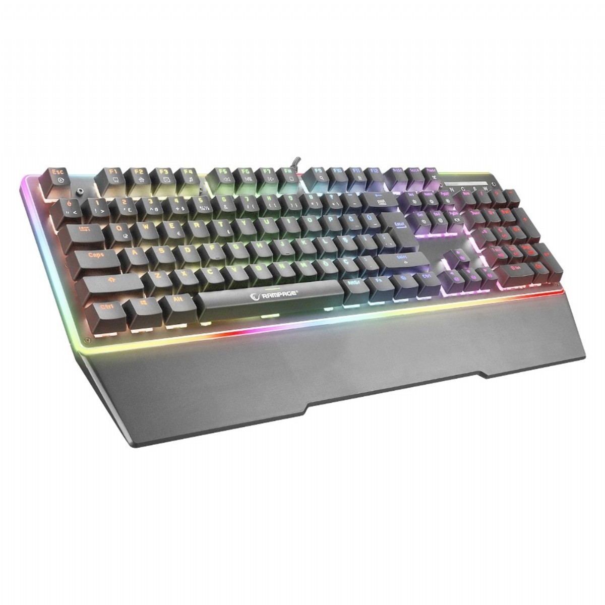 Klavye | RAMPAGE RMK-X1 MIRACLE USB FULL RGB AYDINLATMALI Q JIXIAN BLUE SWITCH OYUNCU MEKANİK KLAVYE | 153.03.03.58.24 |  | 