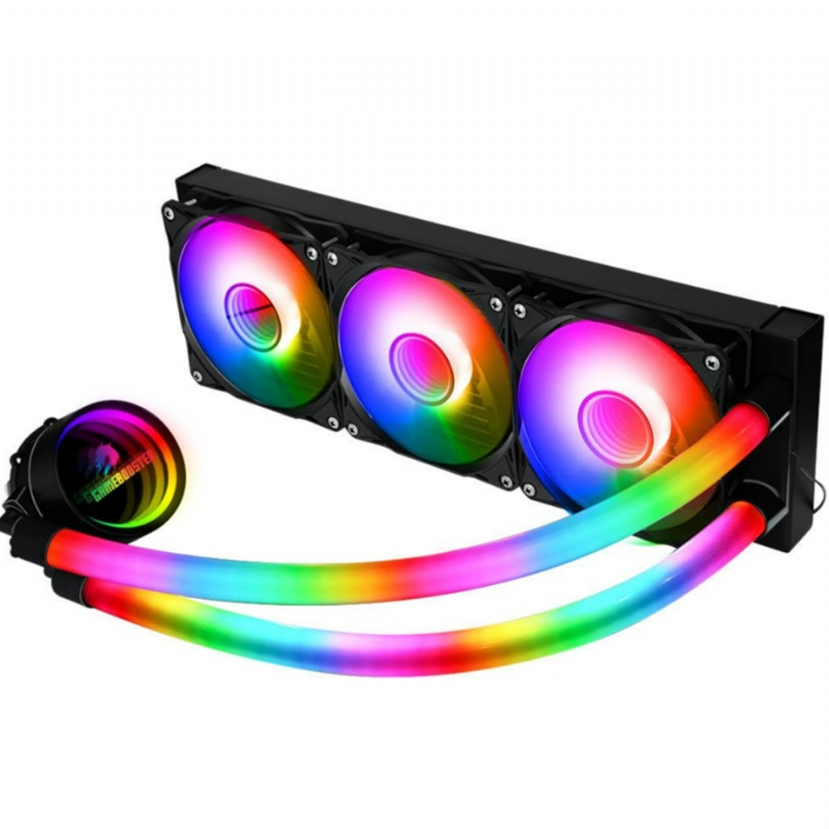 Sıvı Soğutma | GAMEBOOSTER GB-LCS-PS360-BE INFINITY 360BE ARGB FANLI SİYAH 360MM (INTEL/AM4) SERİSİ  UYUMLU  SIVI SOĞUTMA | 153.06.01.35.32 |  | 