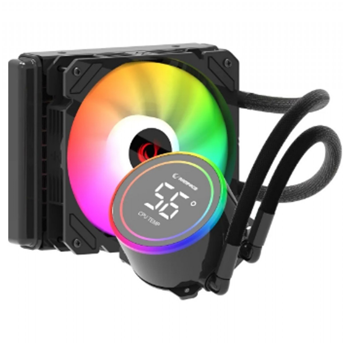 Sıvı Soğutma | RAMPAGE HELIOS C13 12CM FAN SICAKLIK GÖSTERGELİ INTEL LGA1700/AMD AM5 ARGB 120MM SIVI SOĞUTUCU | 153.06.01.58.11 |  | 