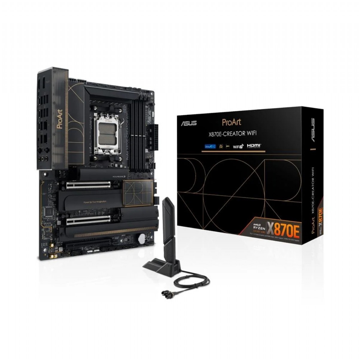 Anakart | ASUS PROART-X870E-CREATOR-WiFi 8000MHz OC DDR5 SOKET AM5 M.2 HDMI ATX ANAKART | 153.01.02.01.203 |  | 