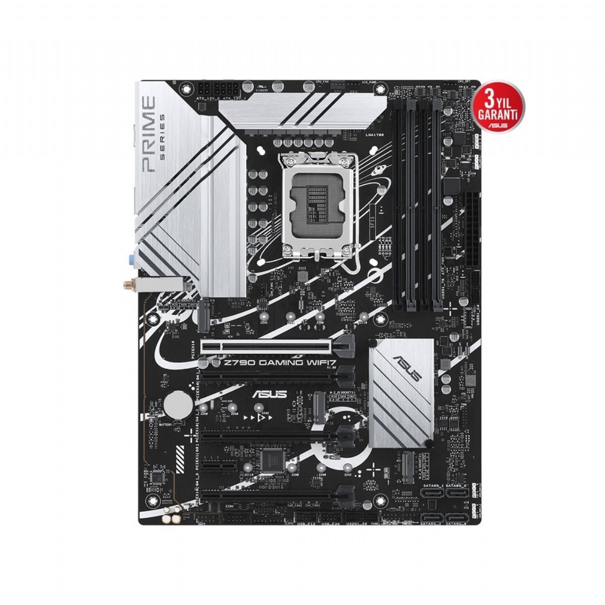 Anakart | ASUS PRIME-Z790-P-WIFI 7200Mhz(OC) DDR5 M.2 1700p ATX ANAKART | 153.01.02.01.212 |  | 