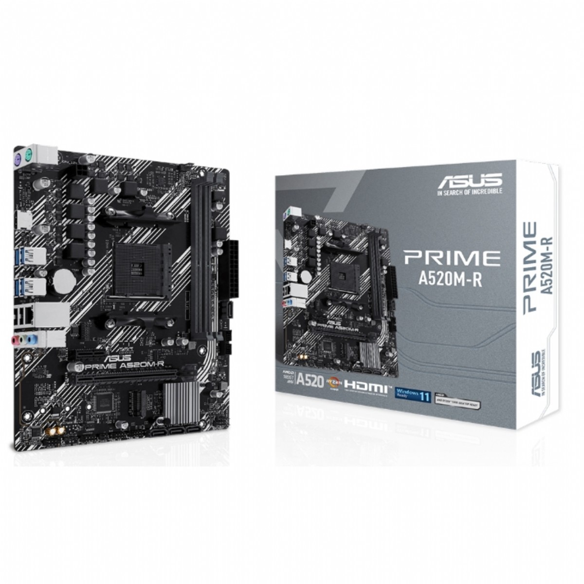 Anakart | ASUS PRIME-A520M-R AMD SOKET AM4 DDR4 5100MHz mATX ANAKART | 153.01.02.01.215 |  | 