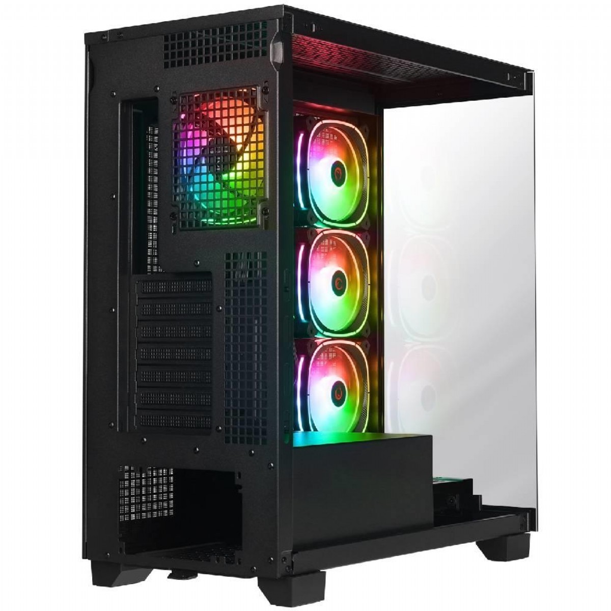 Kasa | RAMPAGE HYDRA V1 BLACK TYPE-C USB3.0 USB2.0 4*ARGB FAN HUB E-ATX EXCLUSIVE OYUNCU KASASI | 153.01.05.58.43 |  | 