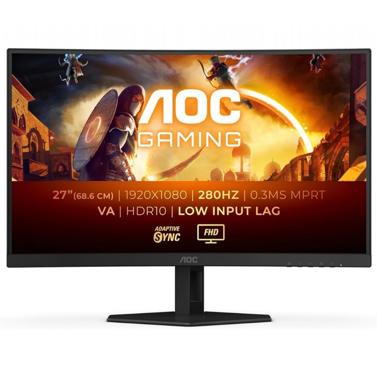 Monitör | AOC 27” C27G4ZXE-OUT (OUTLET) 1Ms 280Hz HDMI VA FHD OYUNCU MONİTÖRÜ | 153.03.01.04.231 |  | 