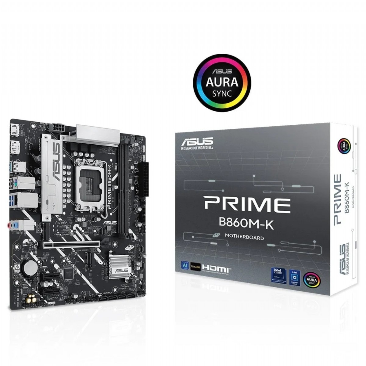 Anakart | ASUS PRIME-B860M-K 8800MHz (OC) DDR5 SOKET LGA1851 M.2 HDMI DP mATX ANAKART | 153.01.02.01.217 |  | 