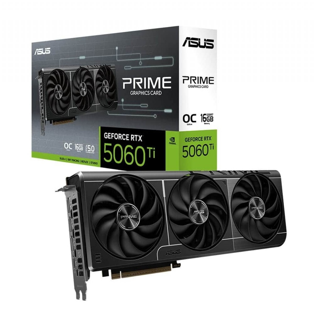 Ekran Kartı | ASUS PRIME-RTX5060TI-O16G GEFORCE OC 16GB GDDR7 128Bit DLSS 4 EKRAN KARTI | 153.01.01.01.229 |  | 